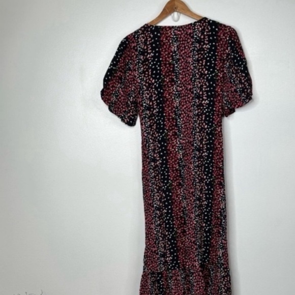 NWT Topshop Peplum Frill Wrap Maxi Dress | Size 2 | Floral Cottagecore‎ - Picture 3 of 8